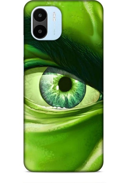 Xiaomi Redmi A1 Kılıf Caliburn 29 Hulk Göz Makro Leke Tutmaz Kapak
