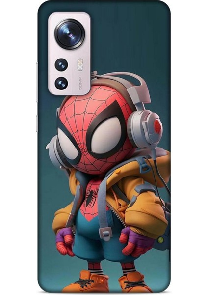 Xiaomi 12 Kılıf Caliburn 25 Spiderman Bebek Soyulmayan Kılıf