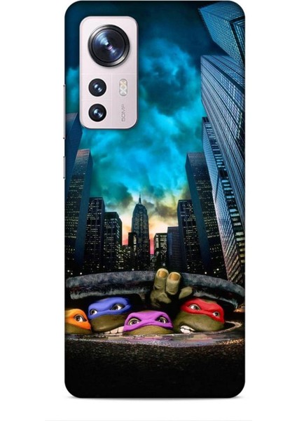 Xiaomi 13 Lite Kılıf Caliburn 11 Ninja Kablumbağalar 4K Baskılı Kılıf