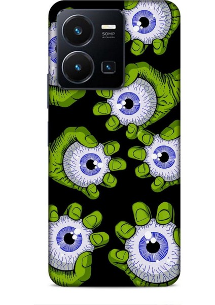 Vivo Y35 Kılıf Caliburn 23 Gözler Telefon Kabı