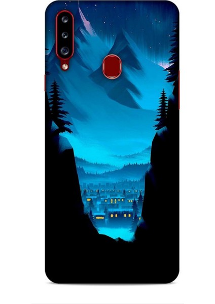 Samsung Galaxy A20S Kılıf Caliburn 14 Norveç Manzara Cover Kılıf