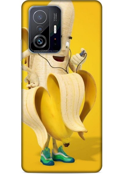 Xiaomi 11T Kılıf Caliburn 21 Muz Sarı Darbe Önleyici Kapak