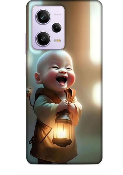 Xiaomi Redmi Note 13 Pro 5g Kılıf Caliburn 27 Asya Bebek Lazer Kesim Silikon