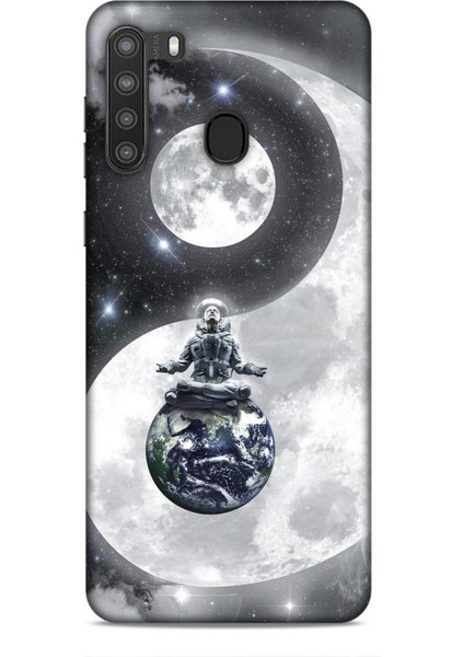 Samsung Galaxy A21 Kılıf Caliburn 3 Ayda Reiki Arka Kapak