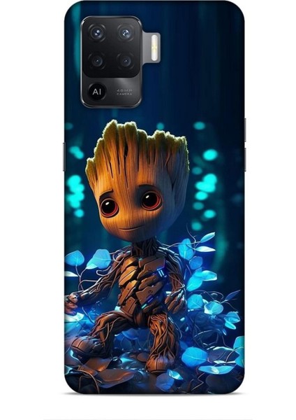 Oppo Reno 5 Lite Kılıf Caliburn 26 Bebek Groot Soft Kapak