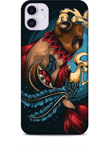 Apple iPhone 11 Kılıf Caliburn 18 Balık Parlak Kılıf