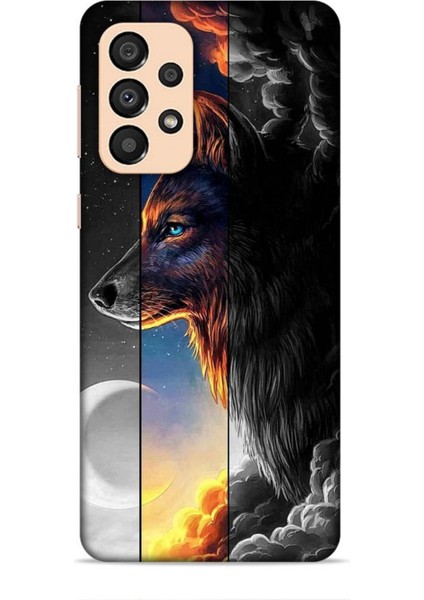 Samsung Galaxy A34 5g Kılıf Caliburn 15 Kurt Hilal Kalın Silikon