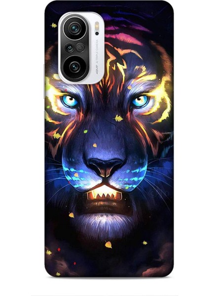 Xiaomi Redmi K40 Pro Kılıf Caliburn 12 Aslan Colorful Tasarım Kılıf