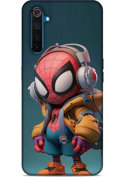 Realme 6 Kılıf Caliburn 25 Spiderman Bebek Soyulmayan Kılıf