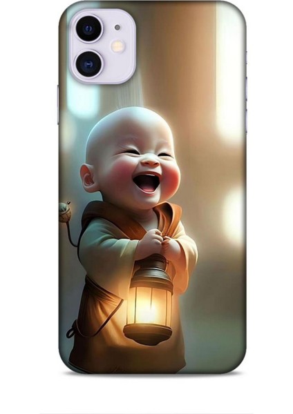 Apple iPhone 11 Kılıf Caliburn 27 Asya Bebek Lazer Kesim Silikon