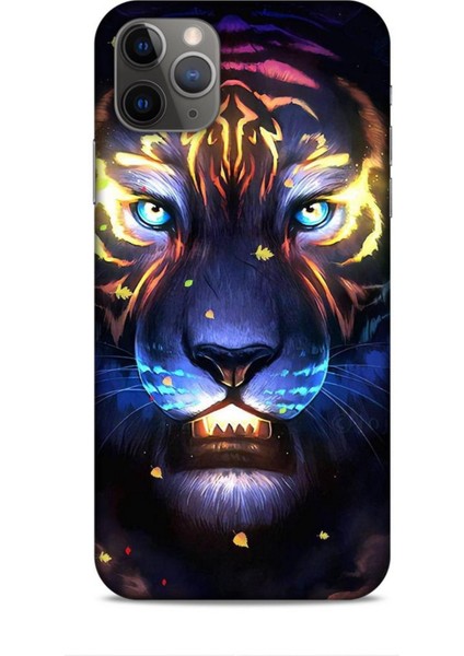 Apple iPhone 11 Pro Max Kılıf Caliburn 12 Aslan Colorful Tasarım Kılıf