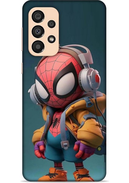 Samsung Galaxy A33 5g Kılıf Caliburn 25 Spiderman Bebek Soyulmayan Kılıf