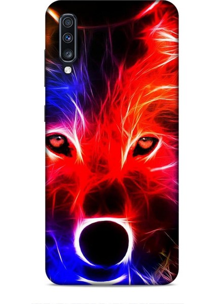 Samsung Galaxy A70S Kılıf Caliburn 16 Kurt Colorful Hediyelik Kılıf