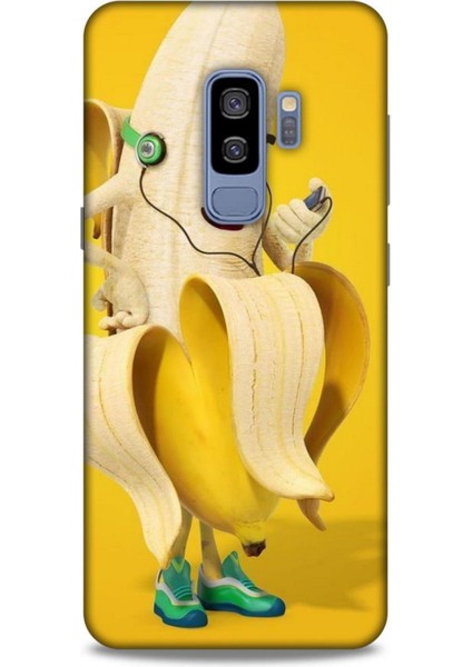 Samsung Galaxy S9 Plus Kılıf Caliburn 21 Muz Sarı Darbe Önleyici Kapak