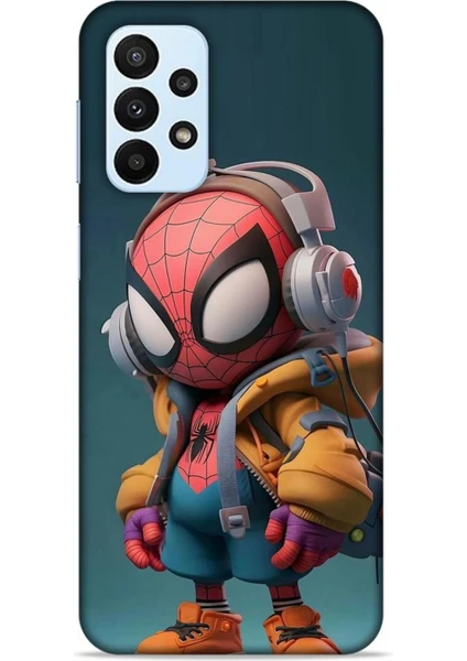 Samsung Galaxy A23 4g Kılıf Caliburn 25 Spiderman Bebek Soyulmayan Kılıf