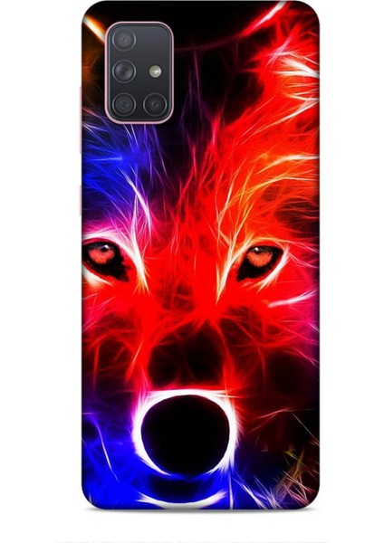 Samsung Galaxy A91 Kılıf Caliburn 16 Kurt Colorful Hediyelik Kılıf