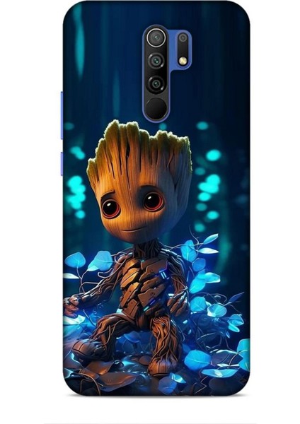 Xiaomi Redmi 9 Kılıf Caliburn 26 Bebek Groot Soft Kapak