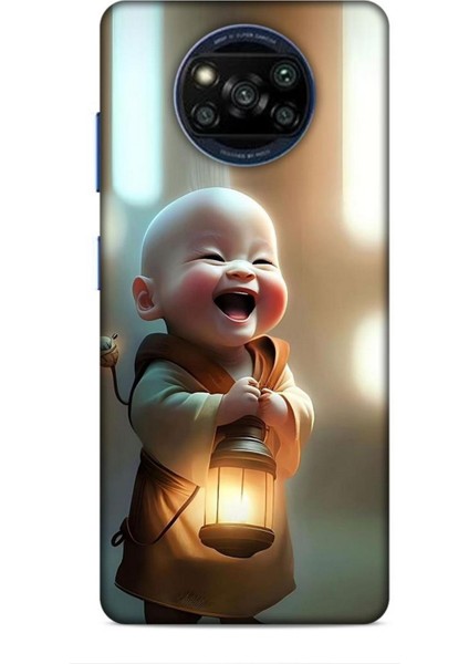 Xiaomi Poco X3 Pro Kılıf Caliburn 27 Asya Bebek Lazer Kesim Silikon