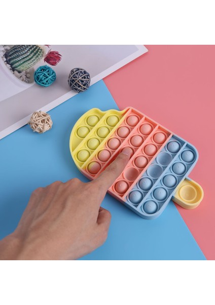 No.1 Tarzı Push Kabarcık Fidget Oyuncaklar Yetişkin Stres Giderici Duyusal Oyuncak Antistres Fidgets Dondurma Tahtası Yumuşak Yumuşacık Kabarcık Anti-Stres Oyunu (Yurt Dışından)