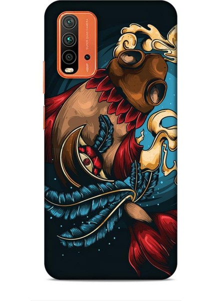 Xiaomi Redmi 9t Kılıf Caliburn 18 Balık Parlak Kılıf