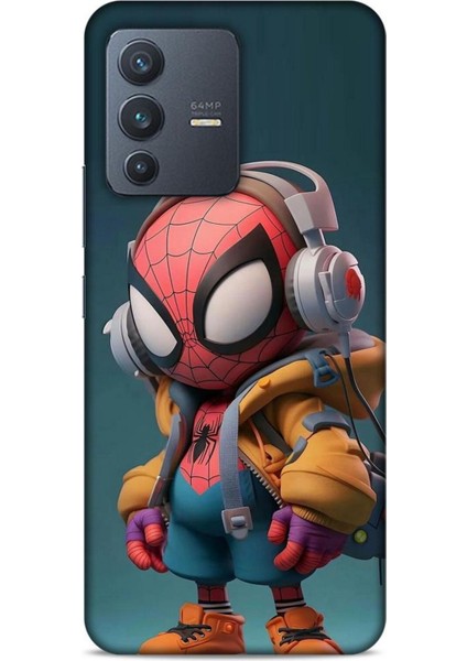 Vivo V23 5g Kılıf Caliburn 25 Spiderman Bebek Soyulmayan Kılıf