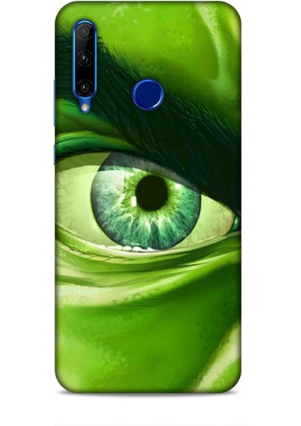 Honor 20 Lite Kılıf Caliburn 29 Hulk Göz Makro Leke Tutmaz Kapak