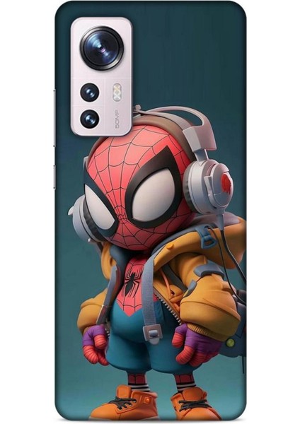 Xiaomi 12 Pro Kılıf Caliburn 25 Spiderman Bebek Soyulmayan Kılıf