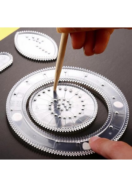12 Adet Tarzı Komik Kilitli Dişliler Tekerlekler Spirograph Çizim Oyuncaklar Set Çocuklar Için Yaratıcı Eğitici Oyuncak Boyama Çizim Aksesuarları (Yurt Dışından) indirimleri