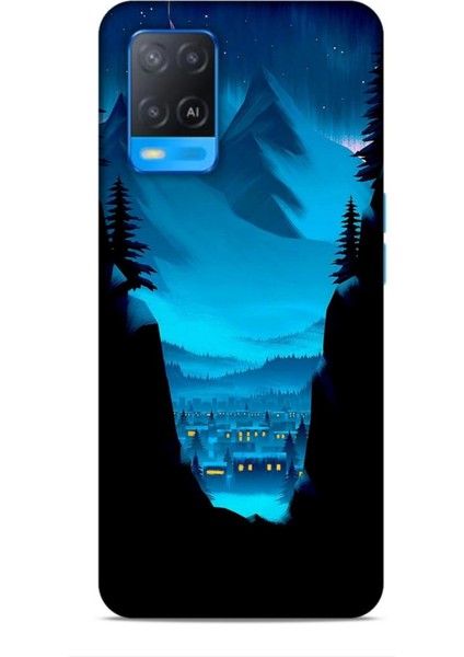 Oppo A54 Kılıf Caliburn 14 Norveç Manzara Cover Kılıf