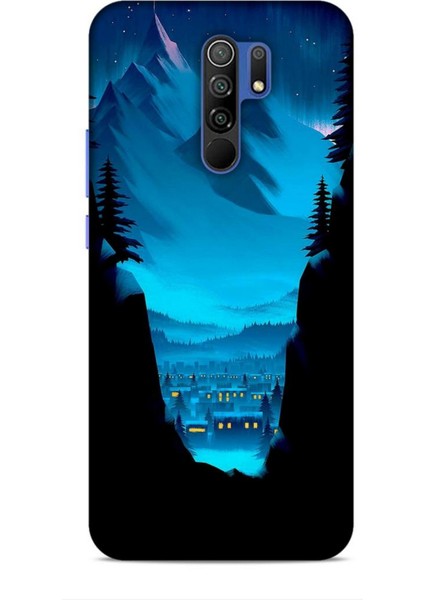 Xiaomi Redmi 9 Kılıf Caliburn 14 Norveç Manzara Cover Kılıf