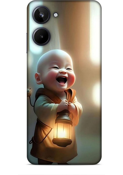 Realme 10 Kılıf Caliburn 27 Asya Bebek Lazer Kesim Silikon