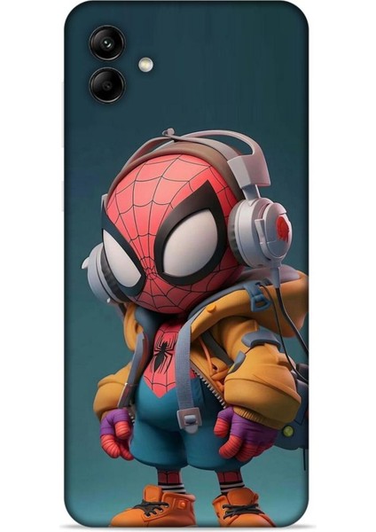 Samsung Galaxy M04 Kılıf Caliburn 25 Spiderman Bebek Soyulmayan Kılıf