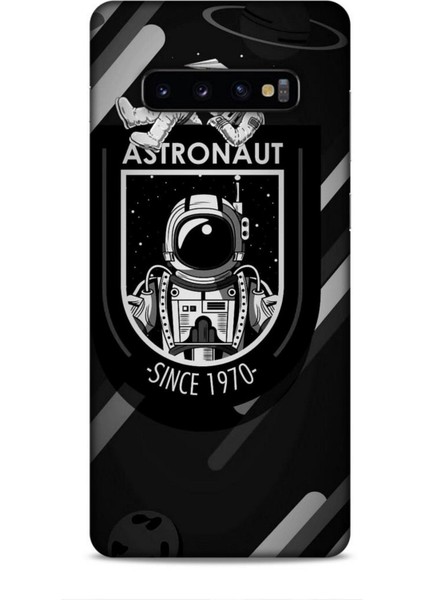 Samsung Galaxy S10 Plus Kılıf Caliburn 2 Astronaut 1970 Kapak