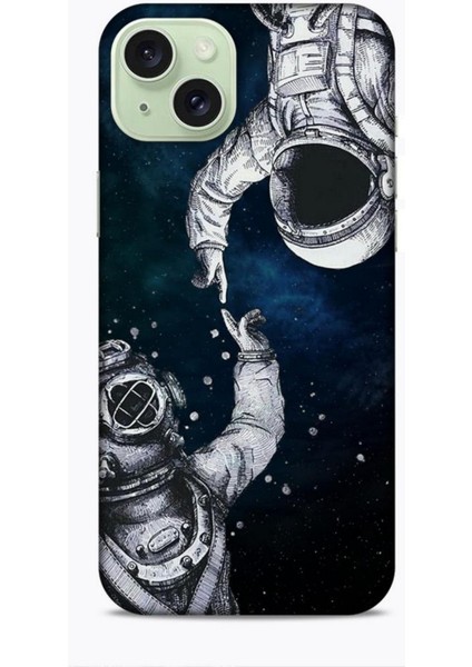 Apple iPhone 15 Plus Kılıf Caliburn 5 Kozmonot Koruma Kılıfı