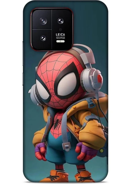 Xiaomi 13 Kılıf Caliburn 25 Spiderman Bebek Soyulmayan Kılıf