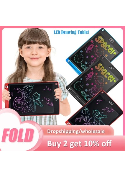 Pembe 6.5 Inç Renk Stili 8. LCD Çizim Tableti Çocuk Sihirli Tahta Dijital Çizim Tahtası Elektronik Yazı Pad Grafik Tablet Çocuklar Için Oyuncaklar (Yurt Dışından)