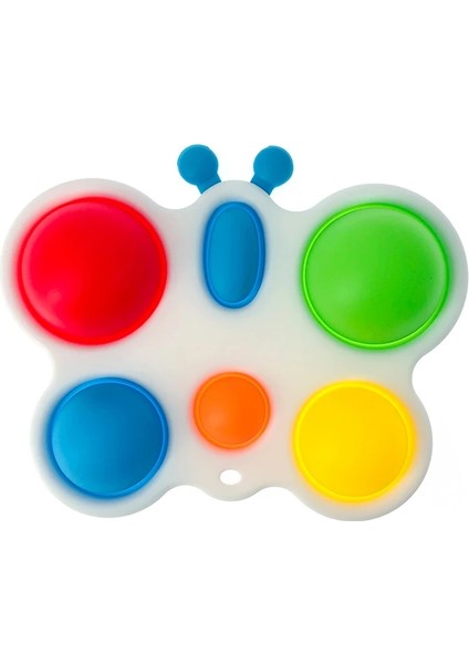 Kelebek Tarzı Bebek Bebek Oyuncakları Montessori Egzersiz Tahtası Çıngırak Bulmaca Renkli Zeka Erken Eğitim Yoğun Eğitim Fidget Oyuncaklar (Yurt Dışından)