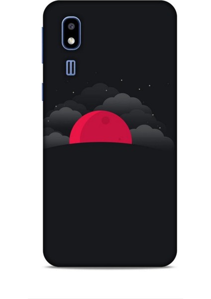 Samsung Galaxy A2 Core Kılıf Caliburn 13 Kızıl Ay Case Kapak