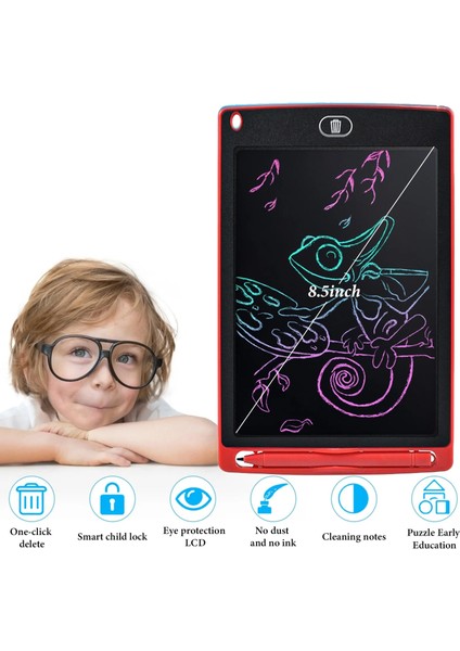 Mavi-10 Sayfa Stili 4..''lcd Yazma Tableti Dijital Grafik Tabletler Elektronik El Yazısı Çocuklar Için Magic Pad Board Renkli Çizim Sıcak (Yurt Dışından)