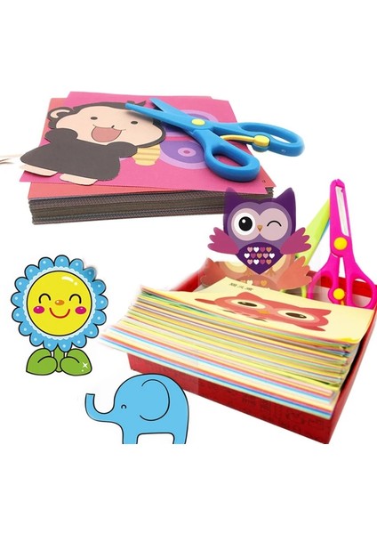 Et El Yapımı Kağıt Kesim Kitap Craft Kağıt Çocuklar Dıy El Yapımı Kitap Scrapbooking Kağıt Oyuncaklar Çocuklar Için Öğrenme Oyuncaklar (Yurt Dışından)