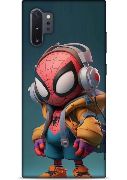 Samsung Galaxy Note 10 Plus Kılıf Caliburn 25 Spiderman Bebek Soyulmayan Kılıf
