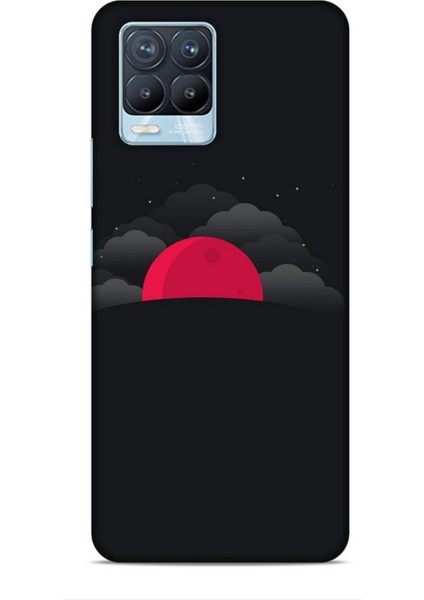 Realme 8 Pro Kılıf Caliburn 13 Kızıl Ay Case Kapak