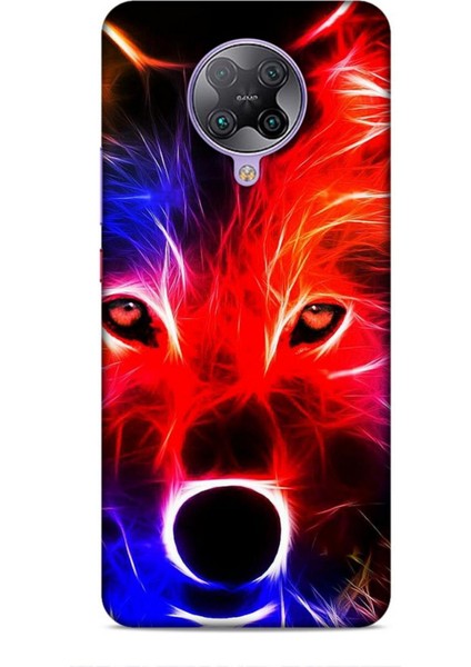 Xiaomi Poco F2 Pro Kılıf Caliburn 16 Kurt Colorful Hediyelik Kılıf