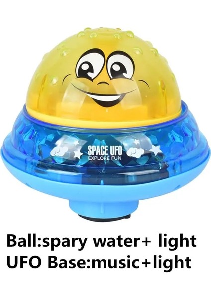 C Stili Banyo Oyuncakları Sprey Suyu Hafif Müzik Döndür Topu Çocuk Oyuncakları Bebek Yürüyor Banyo Yaz Için Oyun Suyu (Yurt Dışından)