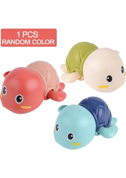 1pc Rastgele Renk 20 Stili Tek Satış Sevimli Karikatür Hayvan Kaplumbağa Klasik Bebek Su Oyuncak Bebek Yüzmek Kaplumbağa Yaralı Zincir Clockwork Çocuklar Plaj Banyo Oyuncakları (Yurt Dışından)
