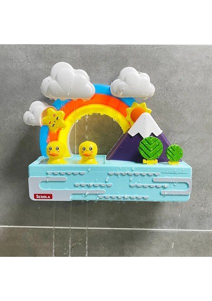 Mavi Dinozor Tarzı Yeni Bebek Banyo Çocuk Oyuncakları Gökkuşağı Duş Boru Hattı Sarı Ördekler Slayt Parçaları Banyo Eğitici Su Oyunu Oyuncak Çocuklar Için Hediyeler (Yurt Dışından) fırsatları