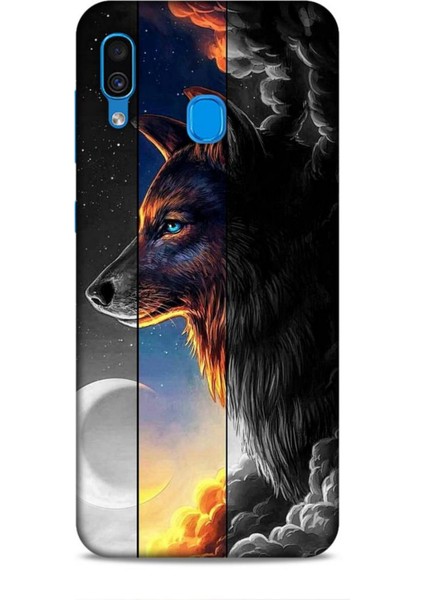 Samsung Galaxy A30 Kılıf Caliburn 15 Kurt Hilal Kalın Silikon