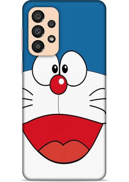 Samsung Galaxy A34 5g Kılıf Caliburn 22 Mavi Beyaz Kap