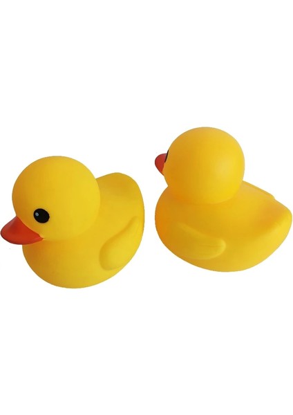 Büyük Boy Güzel Kauçuk Sarı Ördek Oyuncak Küvet Banyo Su Oyuncakları Bebek Çocuklar Için Yüzme Havuzu Dekorasyon Basın Gıcırtı Ördek Süsleme (Yurt Dışından)