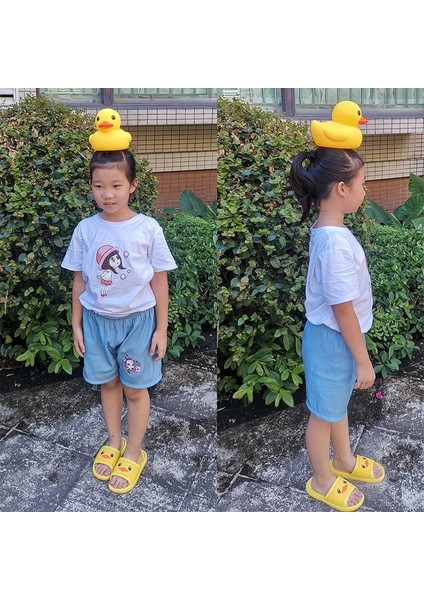 Büyük Boy Güzel Kauçuk Sarı Ördek Oyuncak Küvet Banyo Su Oyuncakları Bebek Çocuklar Için Yüzme Havuzu Dekorasyon Basın Gıcırtı Ördek Süsleme (Yurt Dışından)